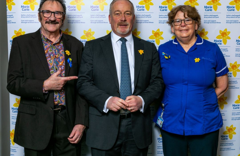 Richard at Marie Curie Great Daffodil Appeal Event