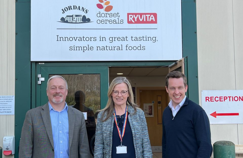 Jordans Dorset Ryvita with Tom Pursglove