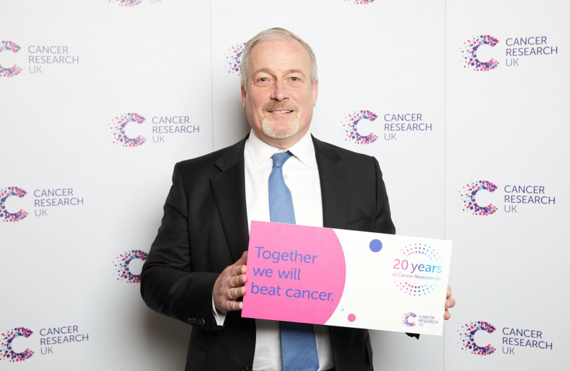 Cancer Research 20th anniversary celebrations in Westminster