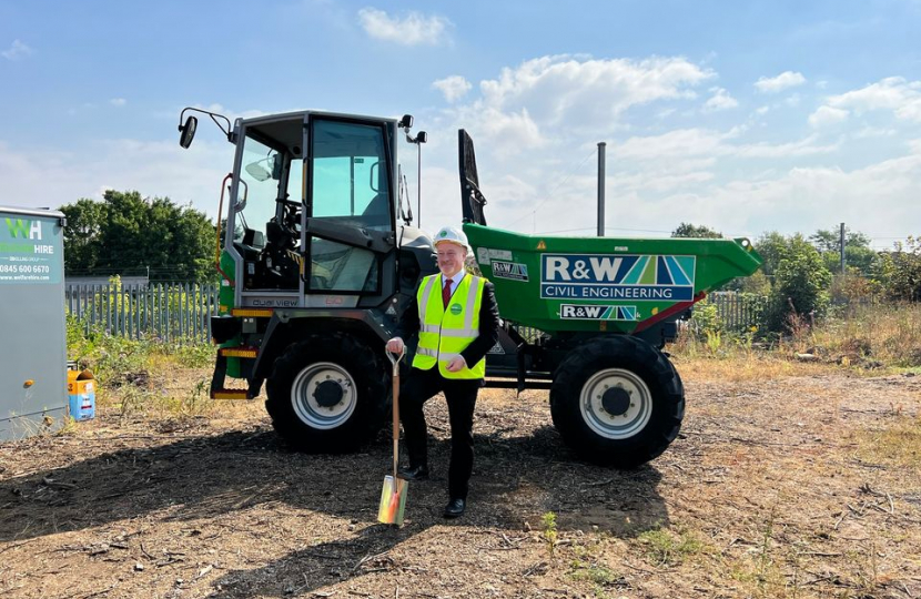 Biggleswade Interchange Hub Ground Breaking