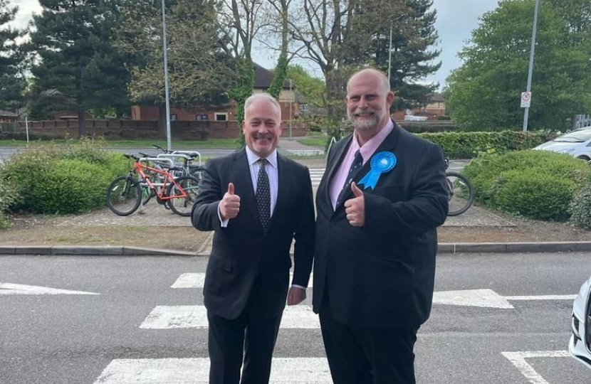 RF with Tom Wootton, the new Mayor of Bedford Borough