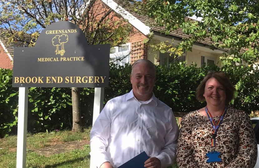 Richard at Greensands Surgery in Potton