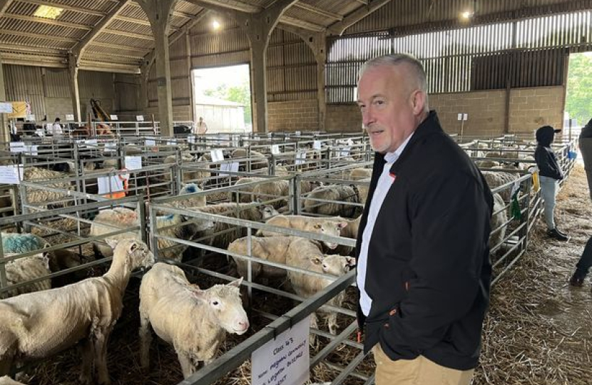 Richard at Bedfordshire Young Farmers Rally 2024