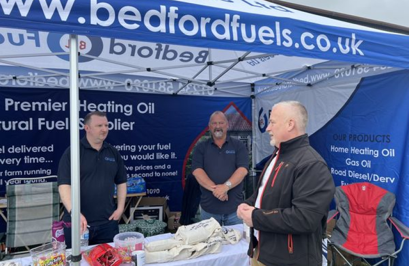 Richard at Bedfordshire Young Farmers Rally 2024