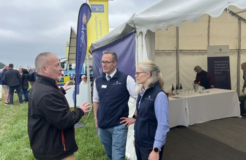 Richard at Bedfordshire Young Farmers Rally 2024