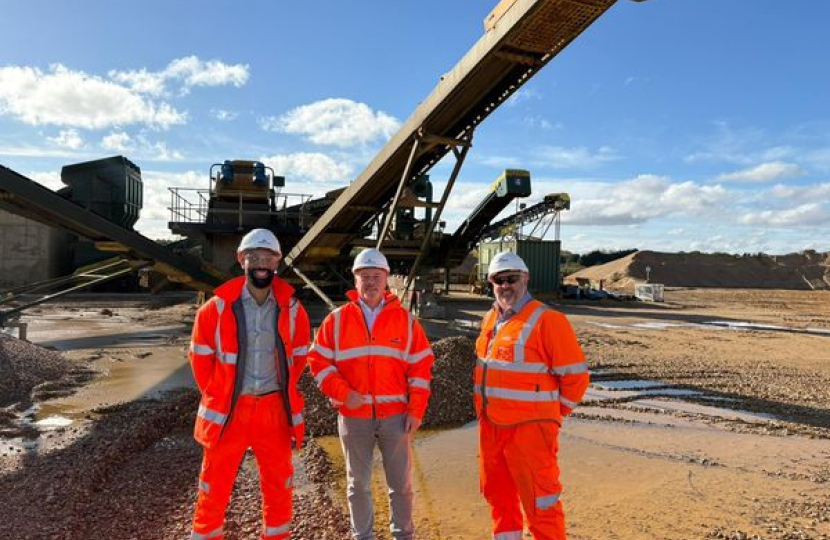 Richard Fuller at Willington Lock Quarry