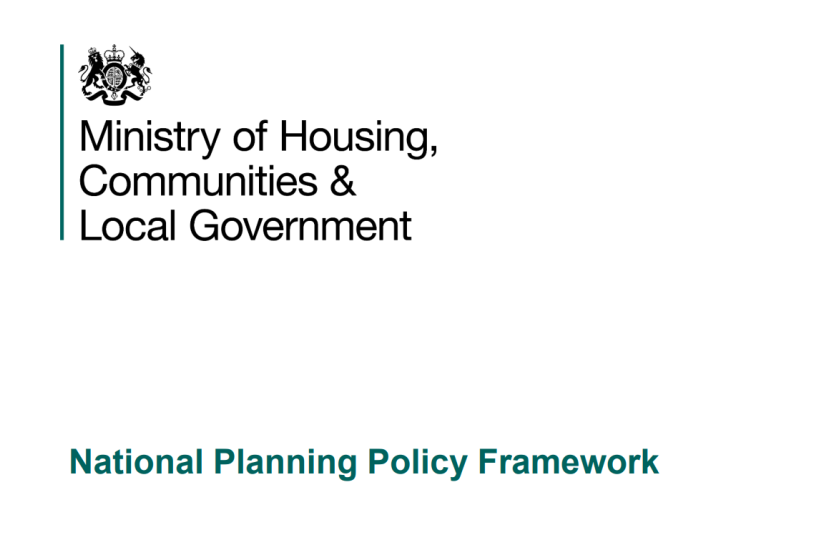 National Planning policy Framework document image