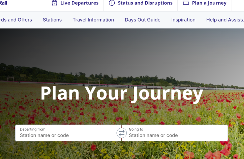 National Rail Journey Planner Screenshot