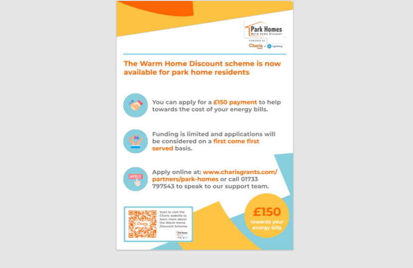 Warm Home Discount scheme poster