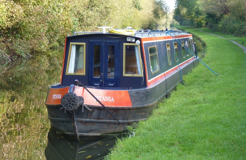 narrowboat image