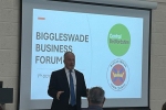 Richard speaking at Biggleswade Business Forum