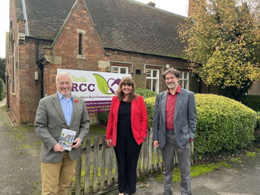 Richard visiting Beds RCC in Cardington