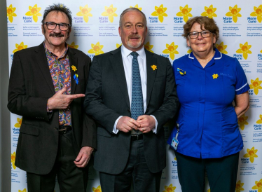 Richard at Marie Curie Great Daffodil Appeal Event