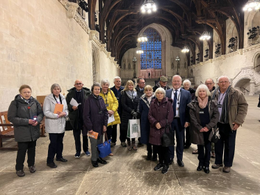 Sandy RBL tour of Parliament