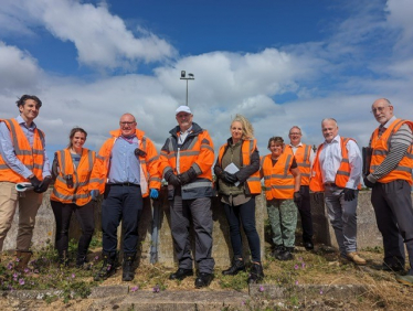 Richard visits Water Treatment facility in Great Barford