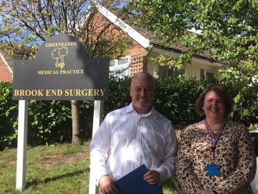 Richard at Greensands Surgery in Potton