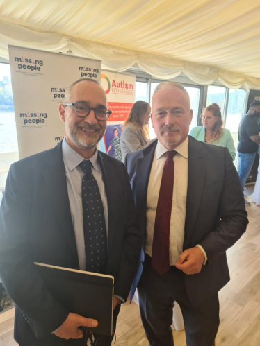 Richard Fuller MP with Mark Pavilides from GTR