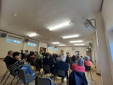 Image of Wilden Town hall meeting in August 2024