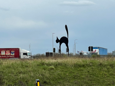 image of current Black Cat roundabout