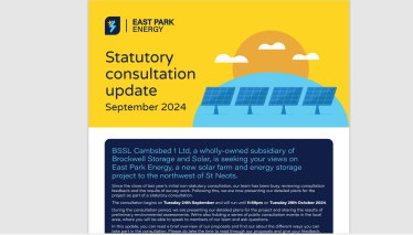 East Park Energy Information sheet