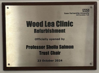 Plaque of Wood Lea Clinic