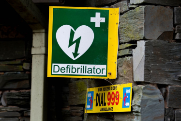 Image of a defibrillator