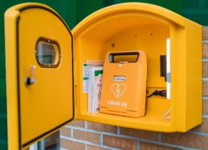 Image of a defibrillator